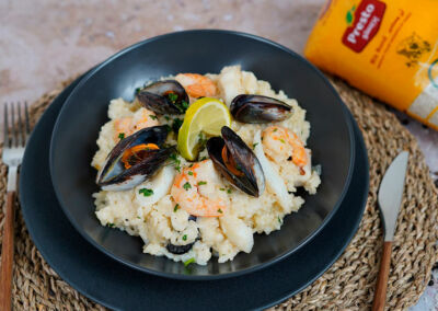 Recette Risotto fruits de mer