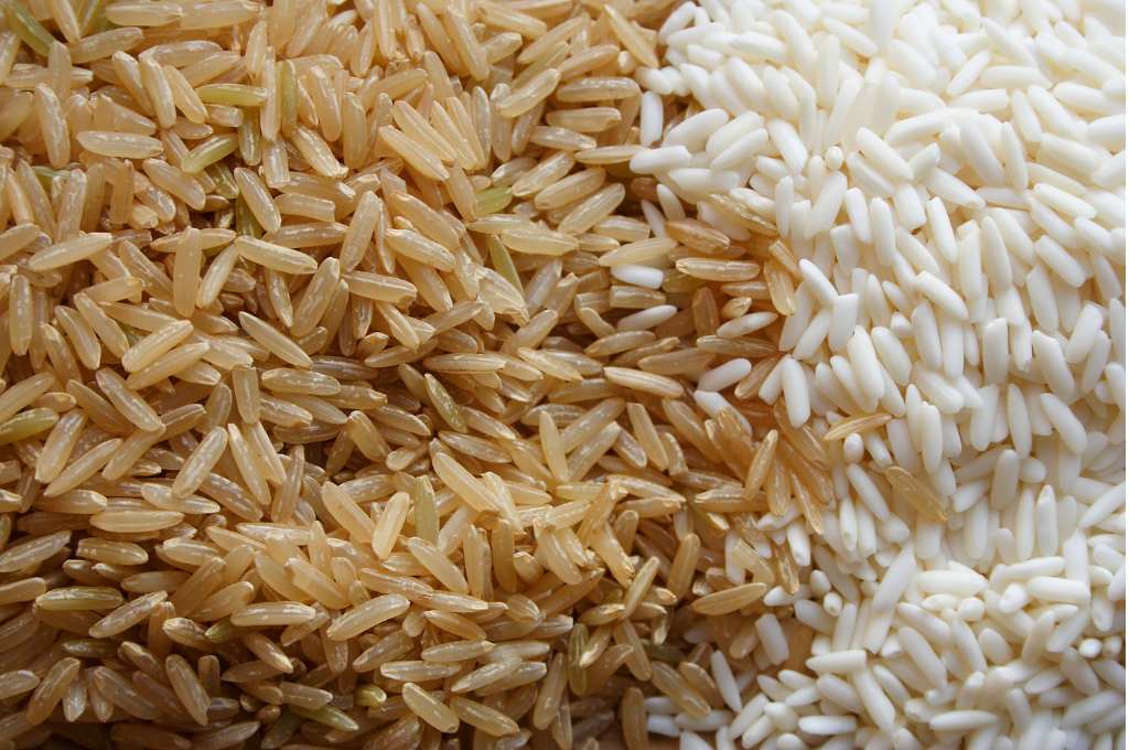 نسبة السكري بين الأرز الأبيض مقابل الأرز الكامل