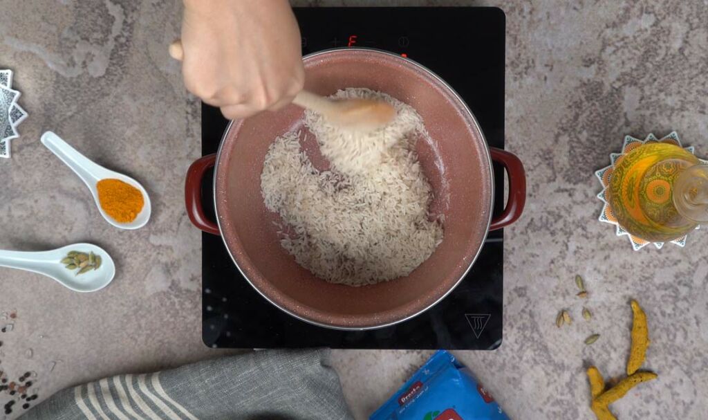 طبخ الأرز