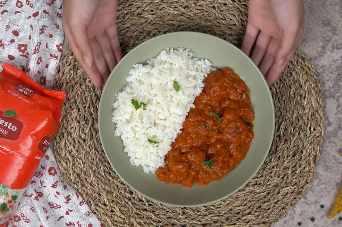 riz viande hachée : Assemblage et finition
