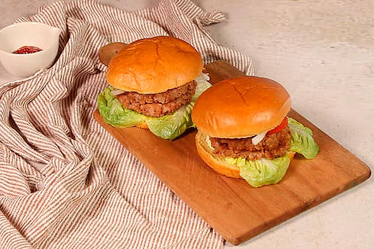 Foto de Hamburgers végétaliens