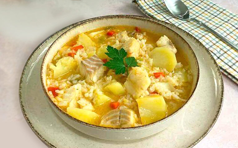 Foto de بطاطس بسمك القد والأرز: وصفة تقليدية