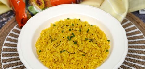 imagen receta وصفة الأرز الأصفر سهلة وسريعة