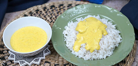 imagen receta Sauce au curry pour riz : recette facile et délicieuse