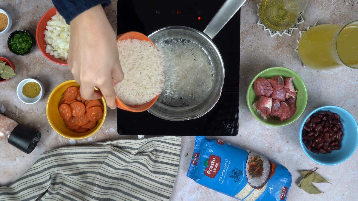 الفيخوادا :طبخ الأرز