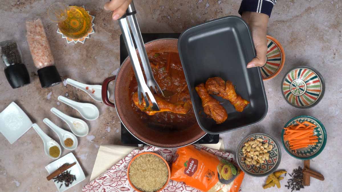 kabsa: retrait des cuisses