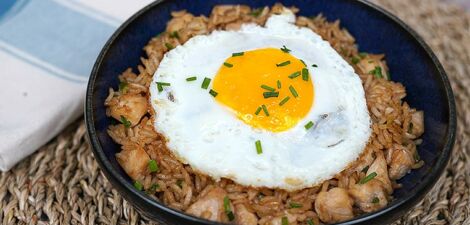 imagen receta وصفة نازي جورينج: الأرز المقلي الإندونيسي