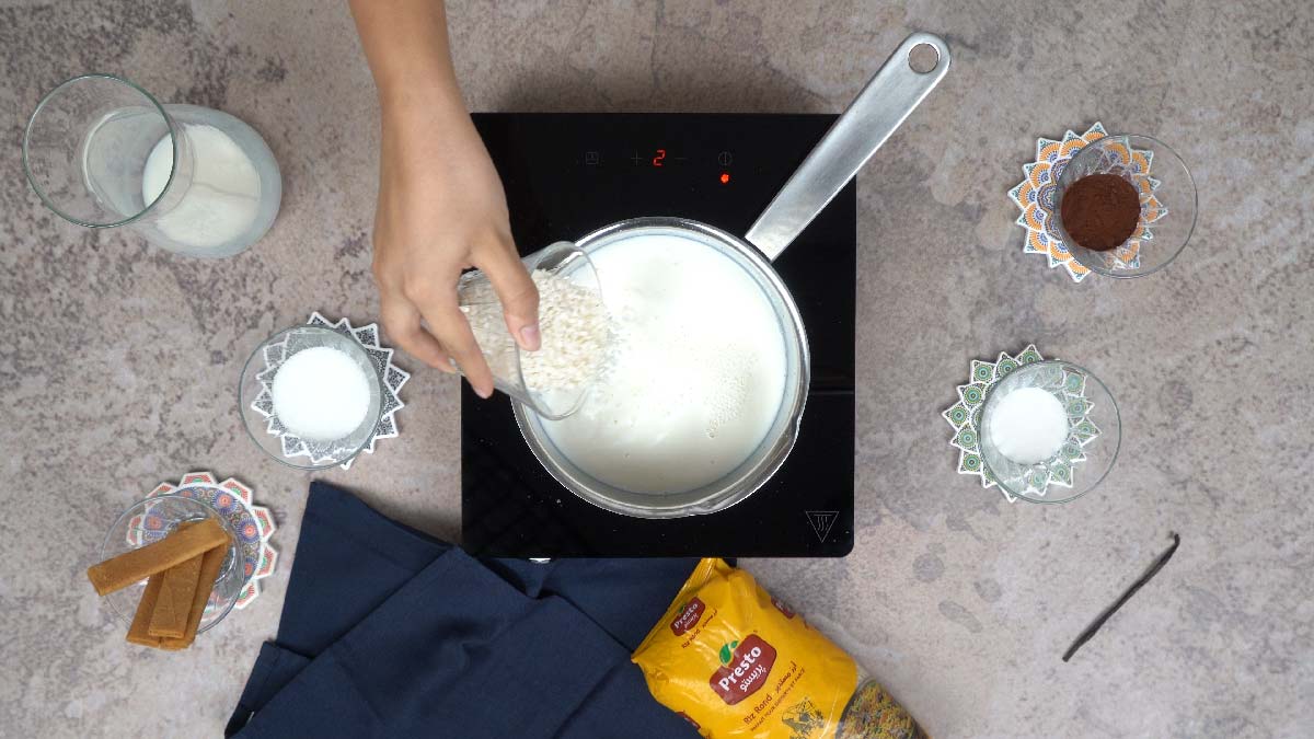 recette riz au lait facile pour 2 personnes : Cuisson du riz