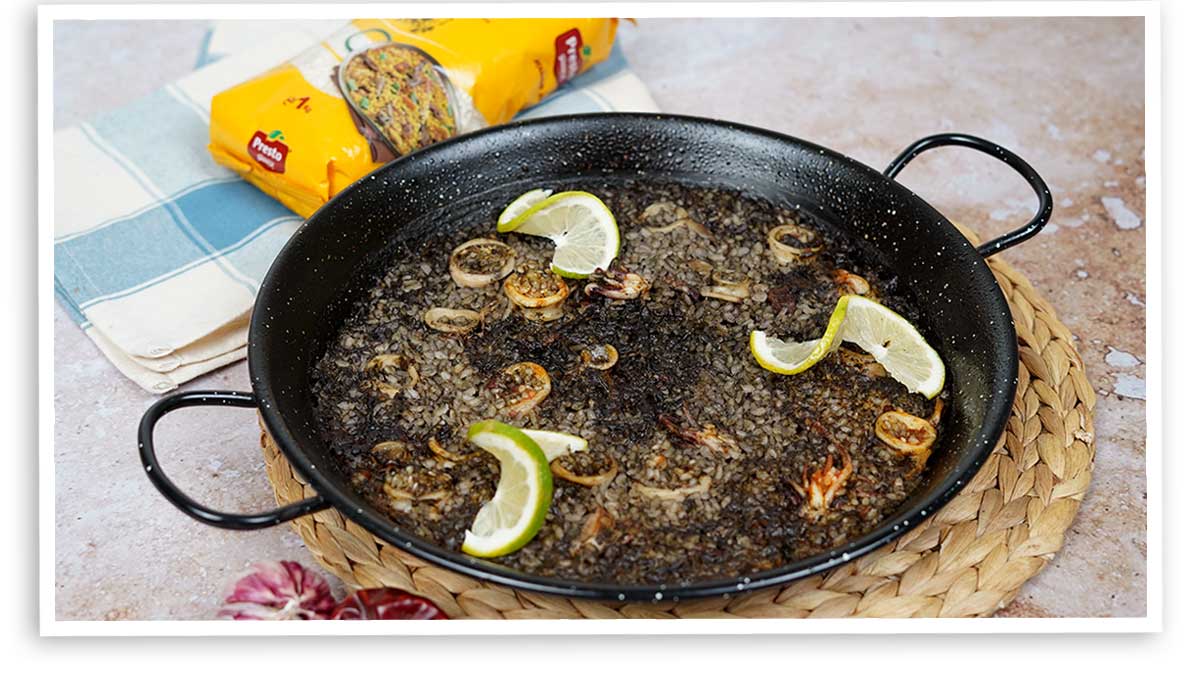 paella noire : Présentation du plat