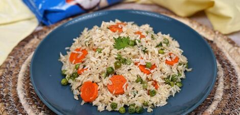 imagen receta Riz carotte petit pois : Recette facile et rapide