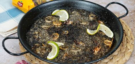 imagen receta Paella noire : recette authentique