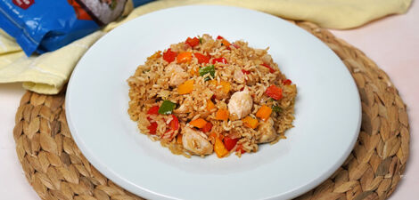 imagen receta Riz Cantonais Au Poulet: Recette Complète