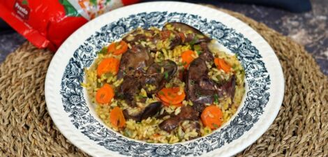 imagen receta أرز بالكبد