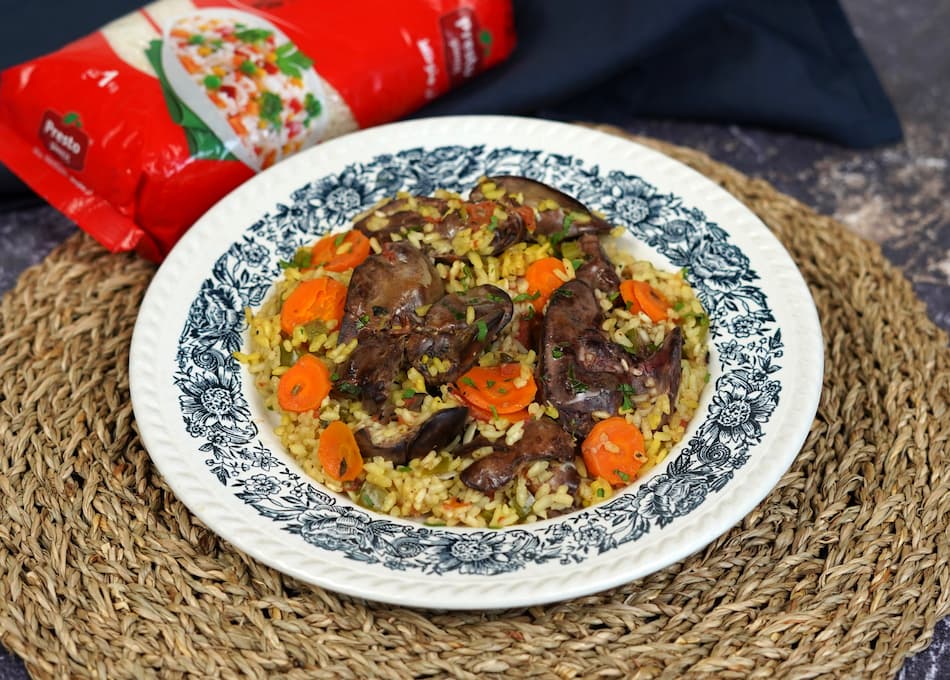 أرز بالكبد