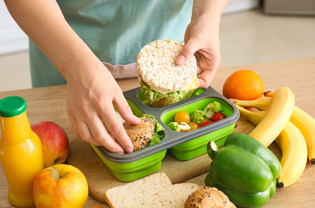 Repas à emporter au travail