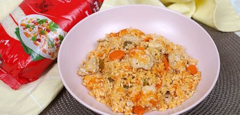 أرز بالميرلو والخضروات