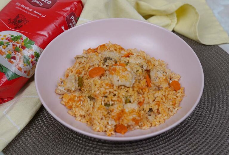 Foto de Riz au merlu et aux légumes