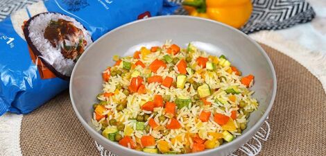 imagen receta الأرز بالخضروات للأطفال