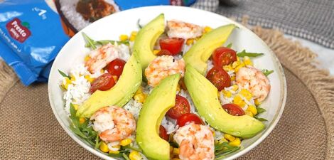 imagen receta سلطة الأفوكادو والقمرون: وصفة سهلة ولذيذة