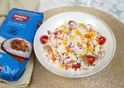 Salade de riz d’été : recette facile et délicieuse