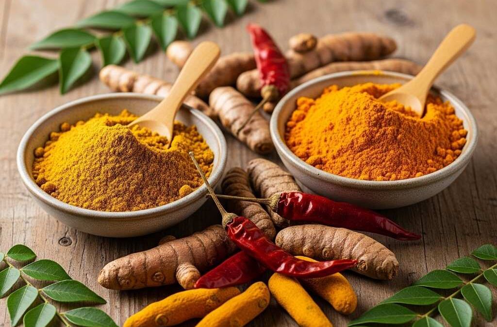 الكركم والكاري: الاختلافات والفوائد
