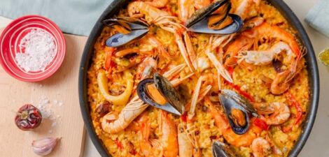 Combien de calories contient une assiette de paella