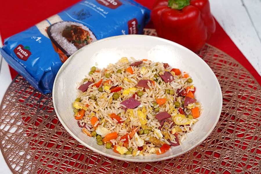 Riz frit trois délices