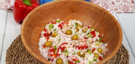 imagen receta Salade de riz facile