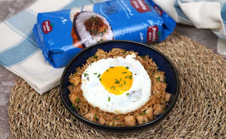 Nasi goreng au riz long Arroz Cigala : un bol de riz calories