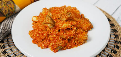 imagen receta Riz au poulpe et à l’artichaut