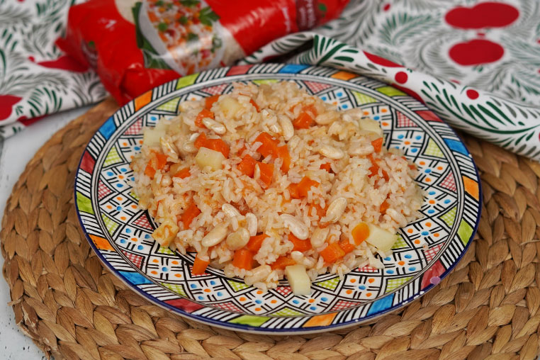 Foto de Riz aux haricots blancs
