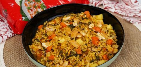 imagen receta الأرز بالسلق