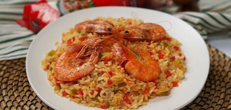 imagen receta Riz aux crevettes